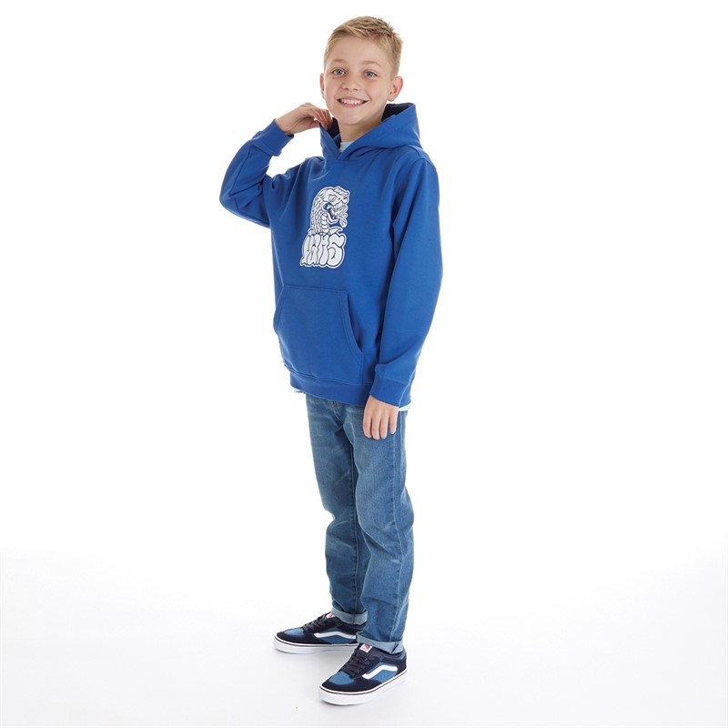 Vans Junior Boys Rattler Loose Hoodie True Blue