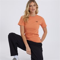 Vans Womens Left Chest Logo T-Shirt Carnelian