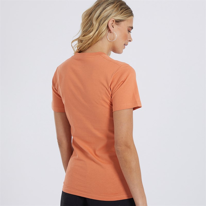 Vans Womens Left Chest Logo T-Shirt Carnelian