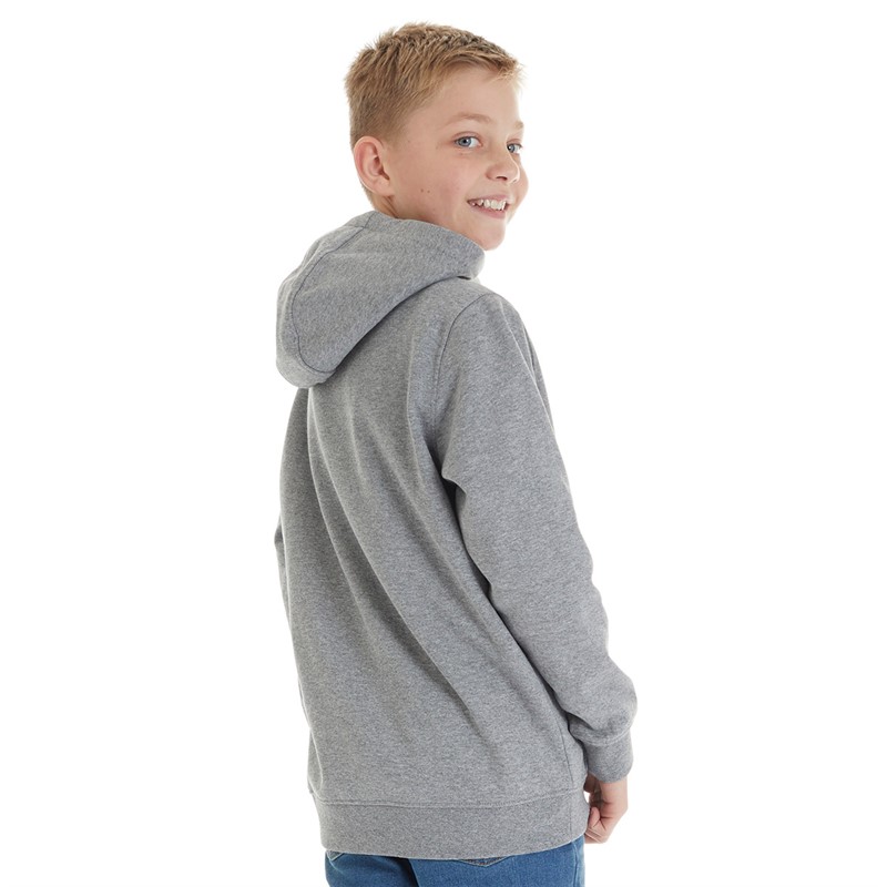 Vans Junior Boys Digital Repair Hoodie Cement Heather