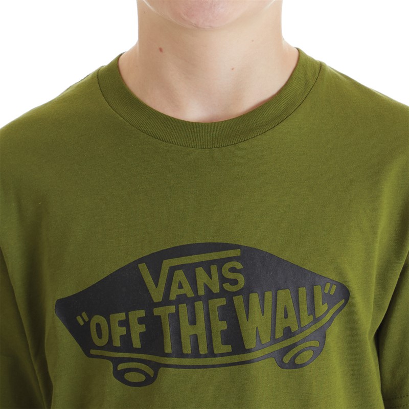 Vans Junior Boys Style 76 T-Shirt Pesto