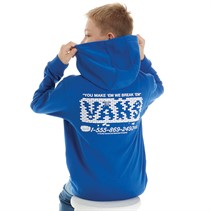 Vans Junior Boys Break Made Full Zip Hoodie True Blue