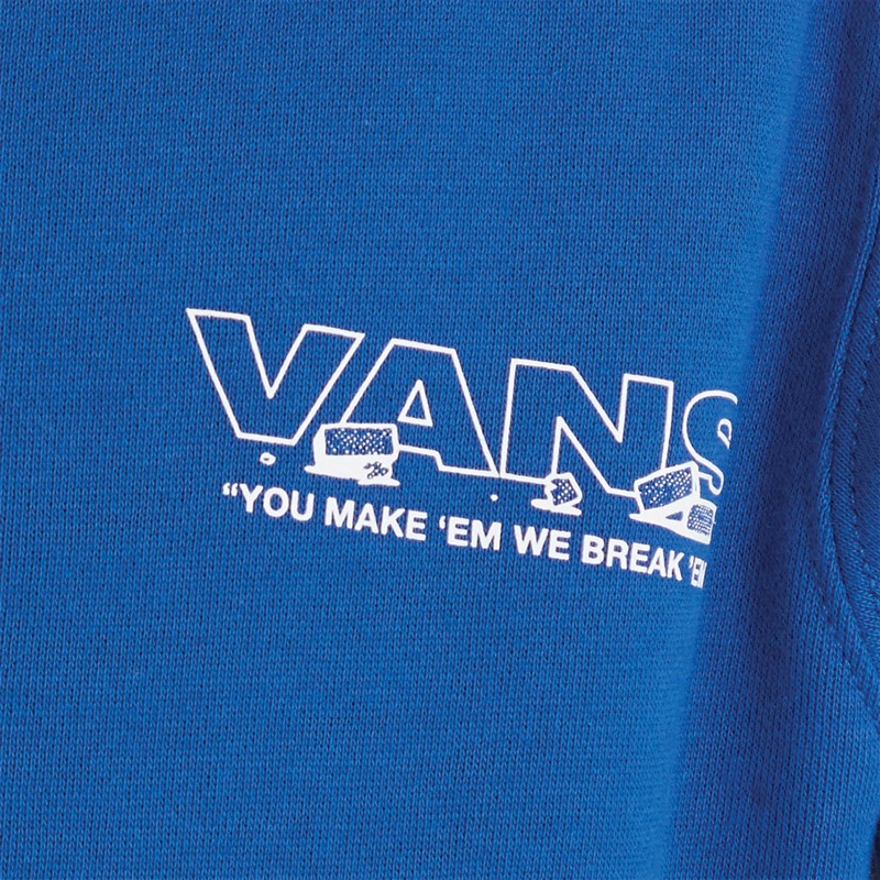 Vans Junior Boys Break Made Full Zip Hoodie True Blue