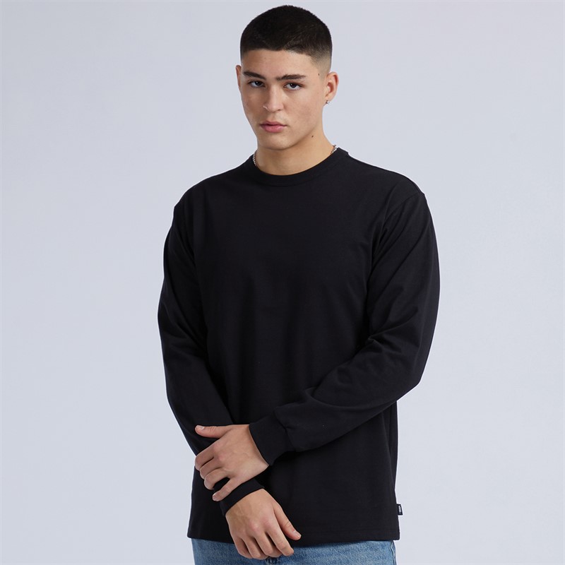 Vans Mens Off The Wall II Long Sleeve T-Shirt Black