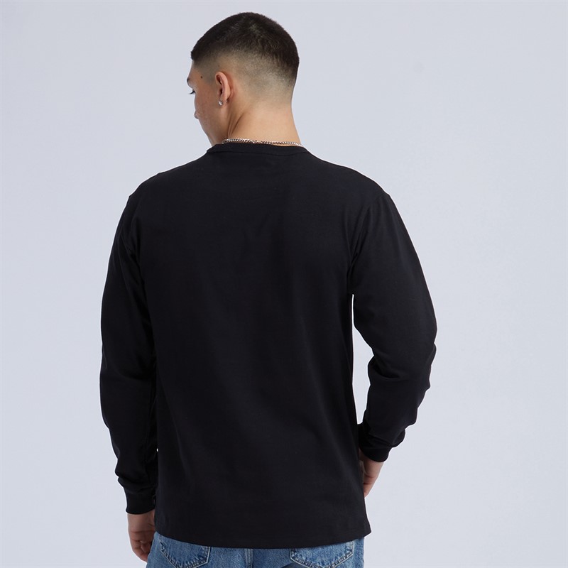 Vans Mens Off The Wall II Long Sleeve T-Shirt Black