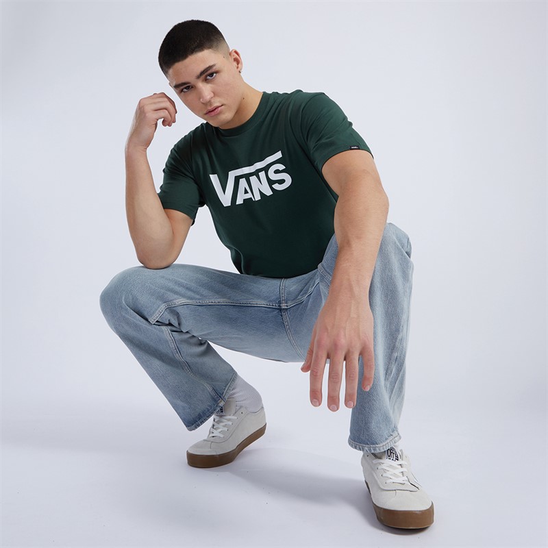 Vans Mens Classic Vans T-Shirt Forest/White