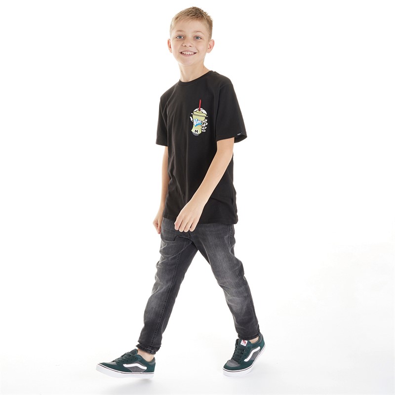 Vans Junior Boys Lil Reggie T-Shirt Black