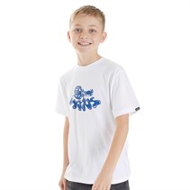 Vans Junior Boys Ink A Mouse T-Shirt White