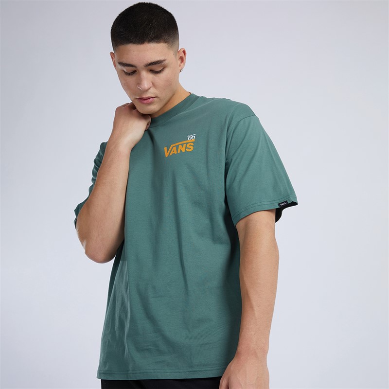 Vans Mens Posted T-Shirt Dark Forest