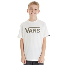 Vans Junior Boys Classic T-Shirt Marshmallow/Bungee Cord