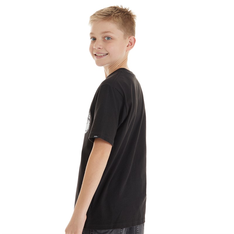 Vans Junior Boys Burnout T-Shirt Black