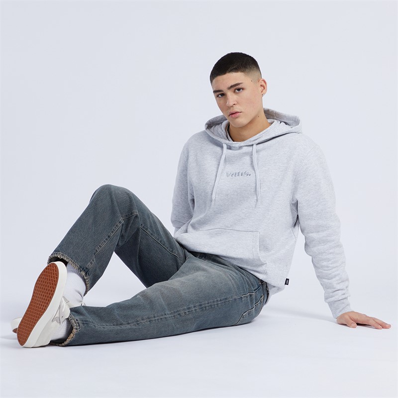 Vans Mens Essential Relaxed Hoodie Light Grey Heather