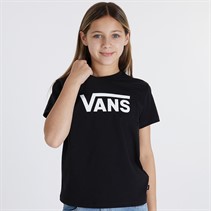 Vans Junior Girls Flying V Crew Neck T-Shirt Black