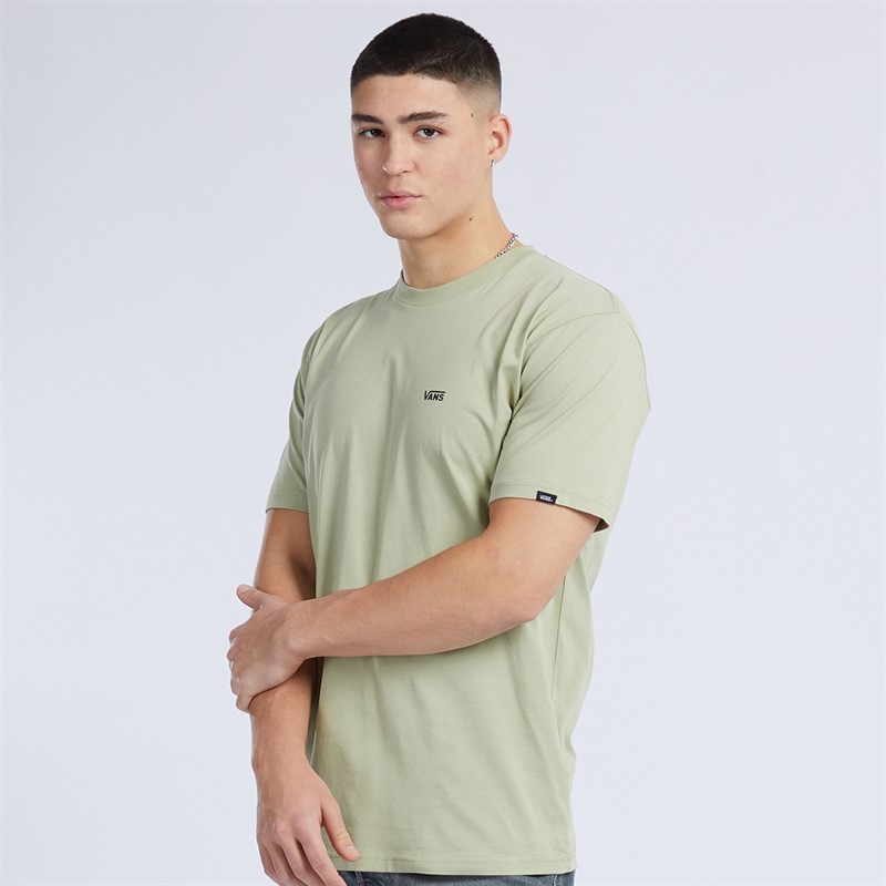 Vans Mens Left Chest Logo T-Shirt Elm