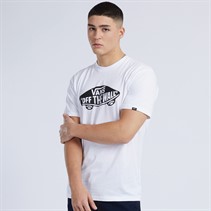 Vans Mens Style 76 T-Shirt White/Black