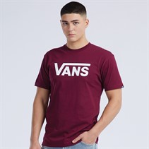 Vans Mens Classic T-Shirt Burgundy/White