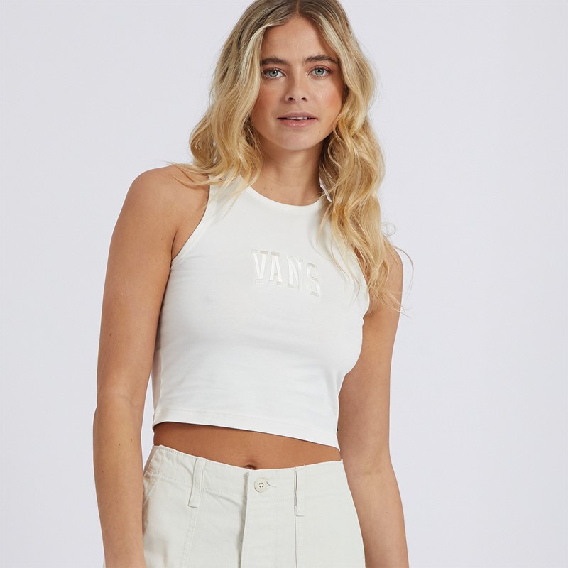 Vans Womens Varsity CC Racer Tank Marshmallow