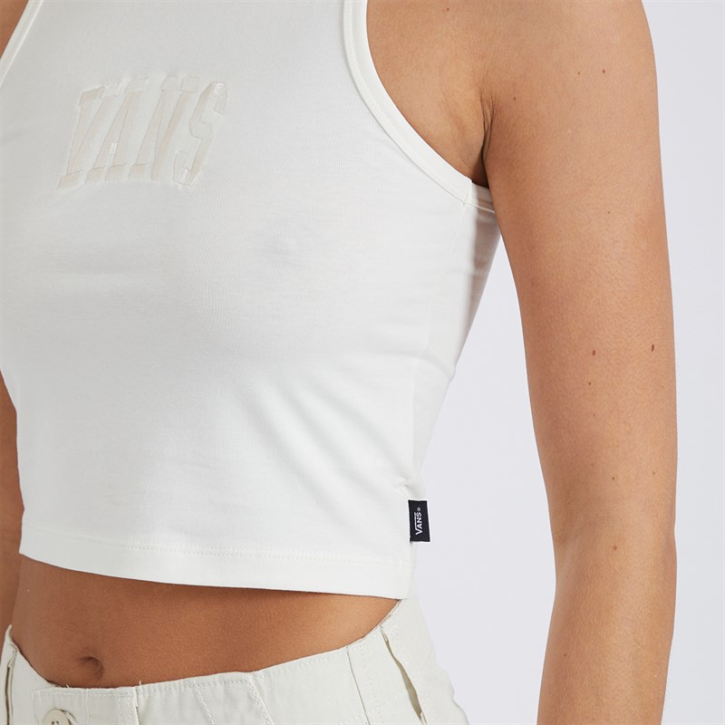 Vans Womens Varsity CC Racer Tank Marshmallow