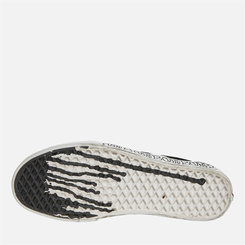 Vans Classic Slip-On Graffiti Trainers Black/White