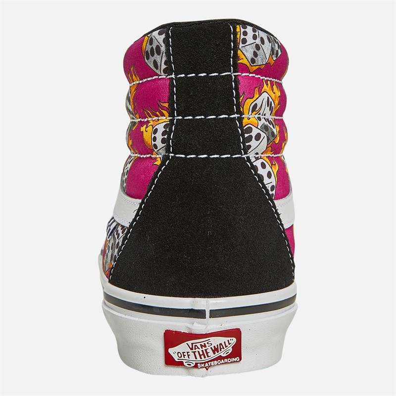 Vans Mens Sk8-Hi Trainers Fuchsia Fedora