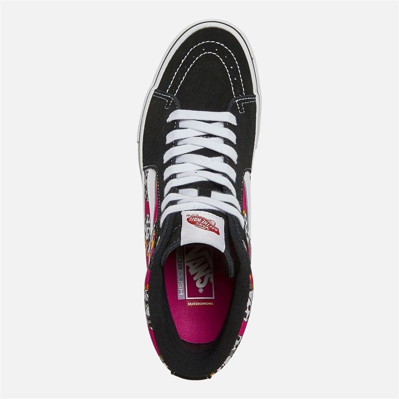 Vans Mens Sk8-Hi Trainers Fuchsia Fedora