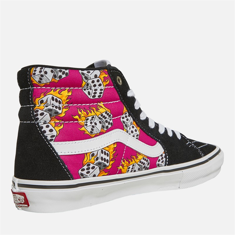 Vans Mens Sk8-Hi Trainers Fuchsia Fedora