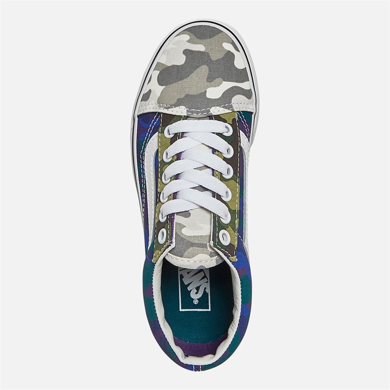 Vans Kids Old Skool Camo Trainers Multi