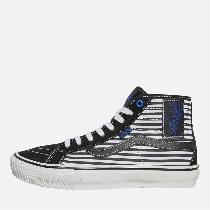 Vans Mens Skate Sk8-Hi Vans X Breana Geering Trainers Black/White - Size 6.5