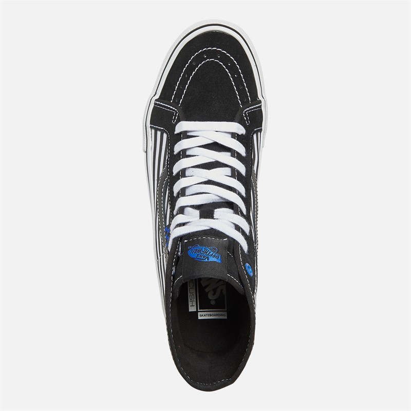 Vans Mens Skate Sk8-Hi Vans X Breana Geering Trainers Black/White