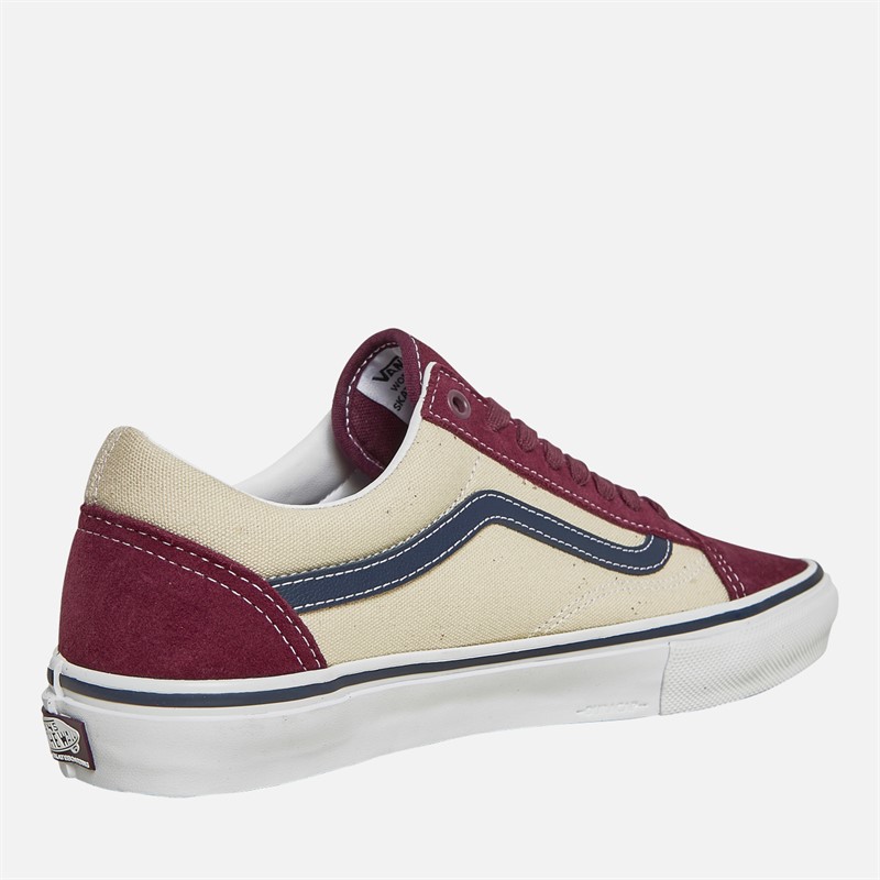 Vans Mens Skate Old Skool Trainers Mauve Wine