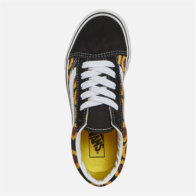 Vans Kids Old Skool Sunflower Trainers Black/Yellow