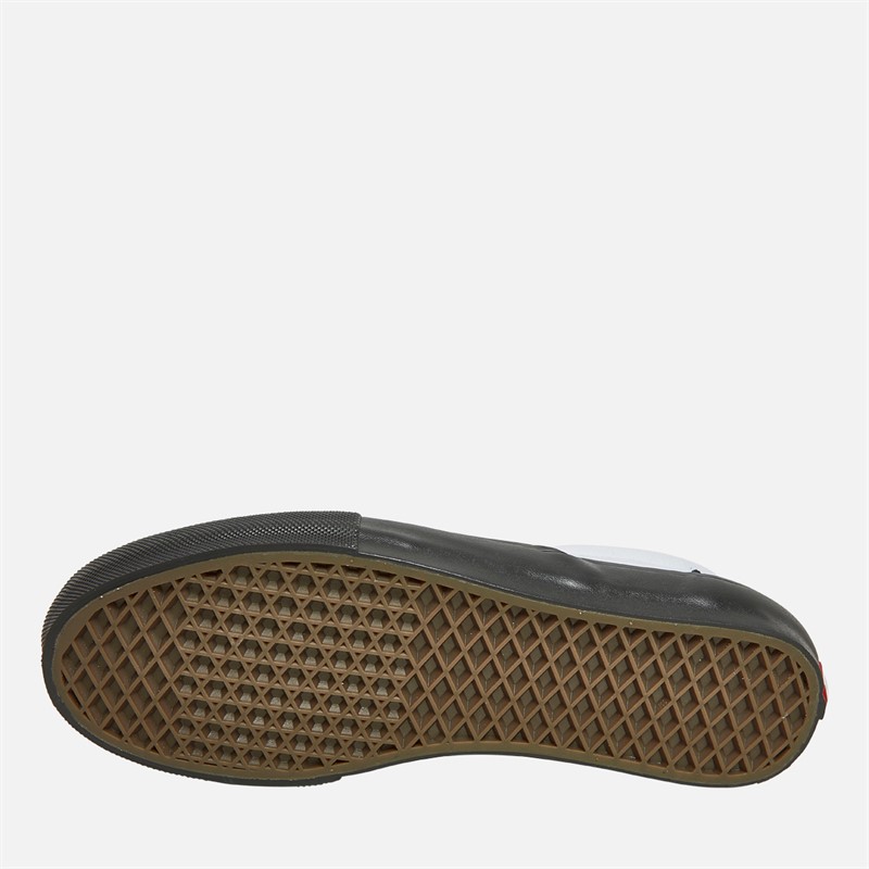 Vans Mens Skate Slip-On Trainers Black/Black/White