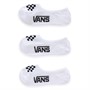 Vans Kids Classic Three Pack Super No Show Socks White/Black