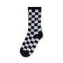 Vans Kids Classic Check Crew Socks Black/White