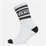 Vans Kids Drop V Logo Crew Socks White/Black