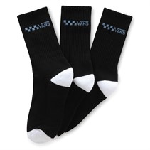 Vans Womens Classic Three Pack Crew Socks Black