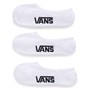 Vans Mens Classic Three Pack Super No Show Socks White