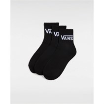 Vans Kids Classic Three Pack Half Crew Socks Black