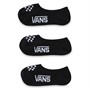 Vans Kids Classic Check Three Pack Super No Show Socks Black/White