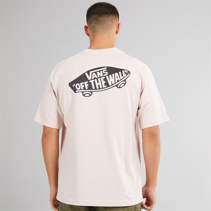 Vans Mens Style 76 II Loose Fit Graphic Back T-Shirt Sepia Rose