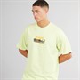 Vans Mens Times Up Graphic T-Shirt Shadow Lime