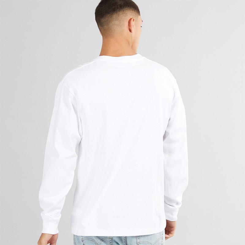Vans Mens Original Standards Long Sleeve Top White