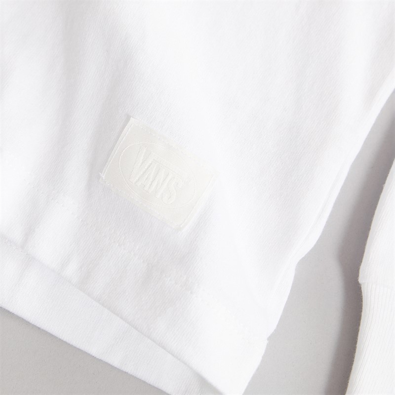 Vans Mens Original Standards Long Sleeve Top White