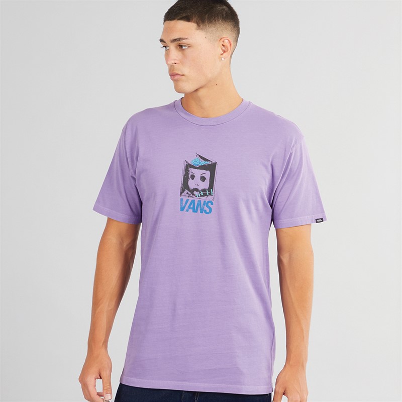 Vans Mens Dollface Graphic T-Shirt Purple Haze