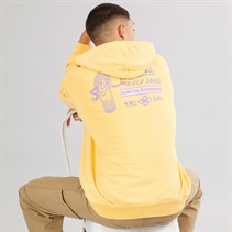 Vans Mens Waffle Stomp Loose Fit Hoodie Banana Cream