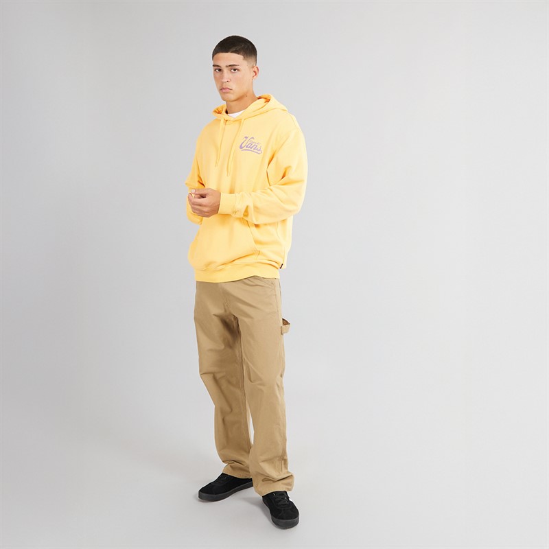 Vans Mens Waffle Stomp Loose Fit Hoodie Banana Cream