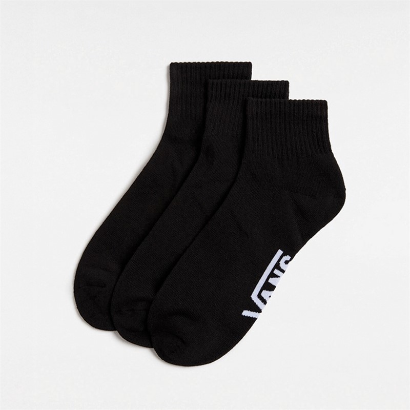 Vans Mens Classic Three Pack Ankle Socks Black
