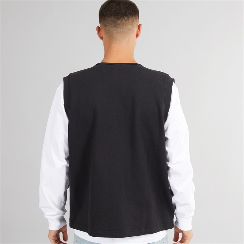 Vans Mens Skate Fleece Vest Black