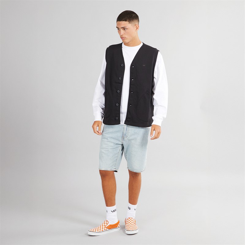Vans Mens Skate Fleece Vest Black