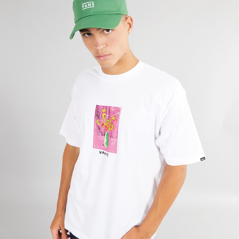 Vans Mens Decor Graphic T-Shirt White